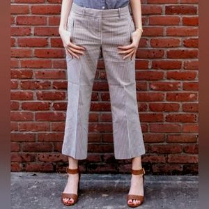 J CREW TEDDIE SEERSUCKER CROP PANTS